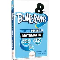 8. Sınıf Matematik Bumerang...