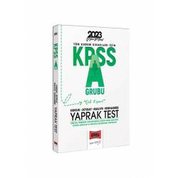 2023 KPSS A Grubu Tüm...