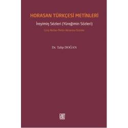 Horasan Türkçesi Metinleri