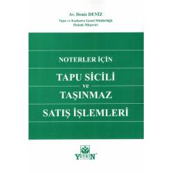 Noterler İçin Tapu Sicili...