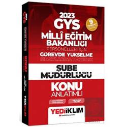 2023 GYS MEB Milli Eğitim...