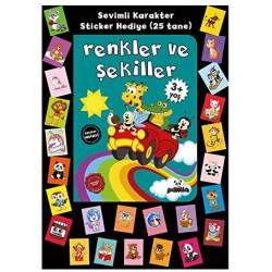 Stickerlı 3+ Yaş Renkler ve...