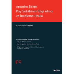 Anonim Şirket Pay Sahibinin...