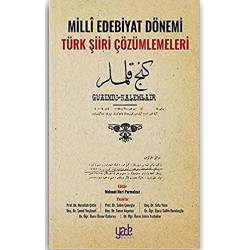 Milli Edebiyat Dönemi Türk...
