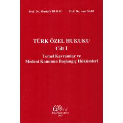 Türk Özel Hukuku Cilt I
