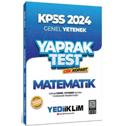 2024 KPSS Matematik Yaprak...