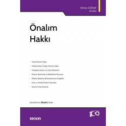 Önalım Hakkı - 5. Baskı