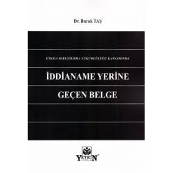 İddianame Yerine Geçen Belge