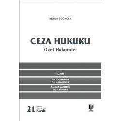 Ceza Hukuku Özel Hükümler