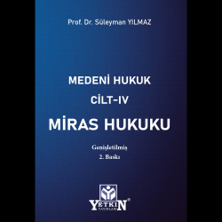 Medeni Hukuk Cilt – IV...