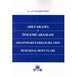 Adli Arama ve Önleme...