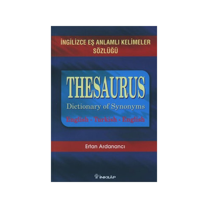 İngilizce Eş Anlamlı Kelimeler Sözlüğü Thesaurus