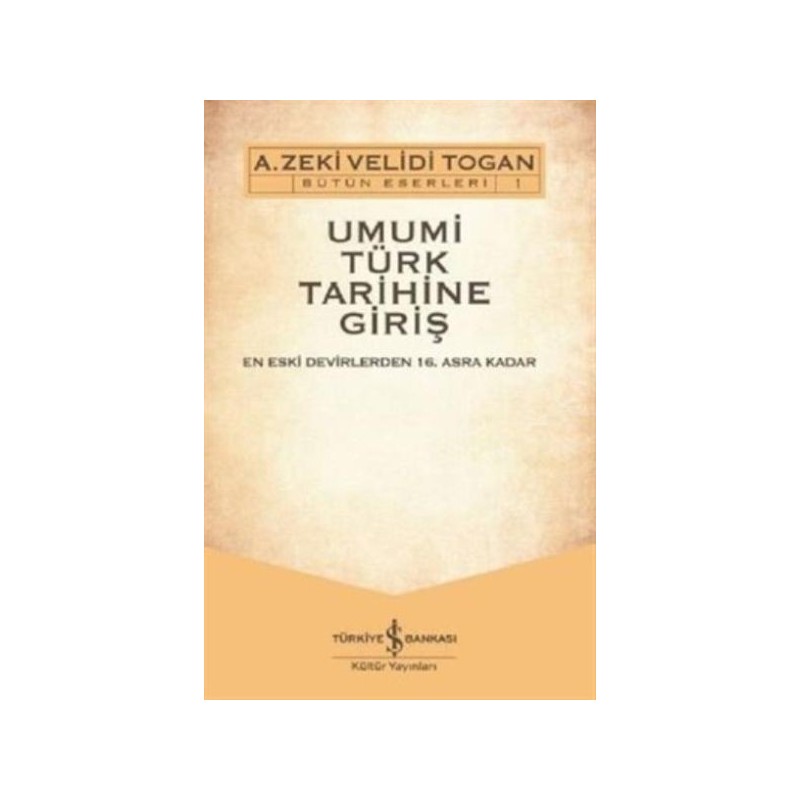Umumi Türk Tarihine Giriş 2 Cilt Cd'li