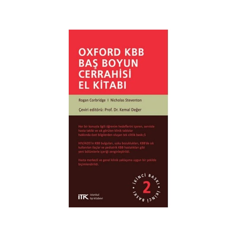 Oxford Kbb Baş Boyun Cerrahisi El Kitabı