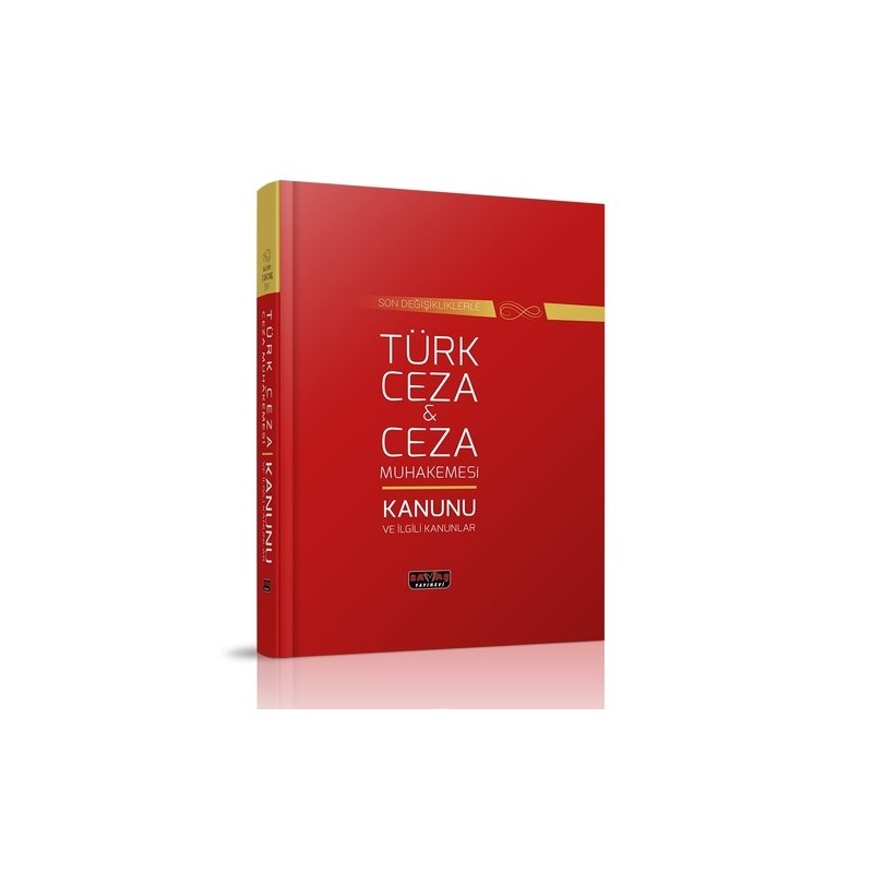 Türk Ceza Kanunu Ve Ceza Muhakemesi Kanunu Ve İlgili Kanunlar Dikişli Ciltli - Savaş Yayınları Kanun Metinleri Ekim 2020