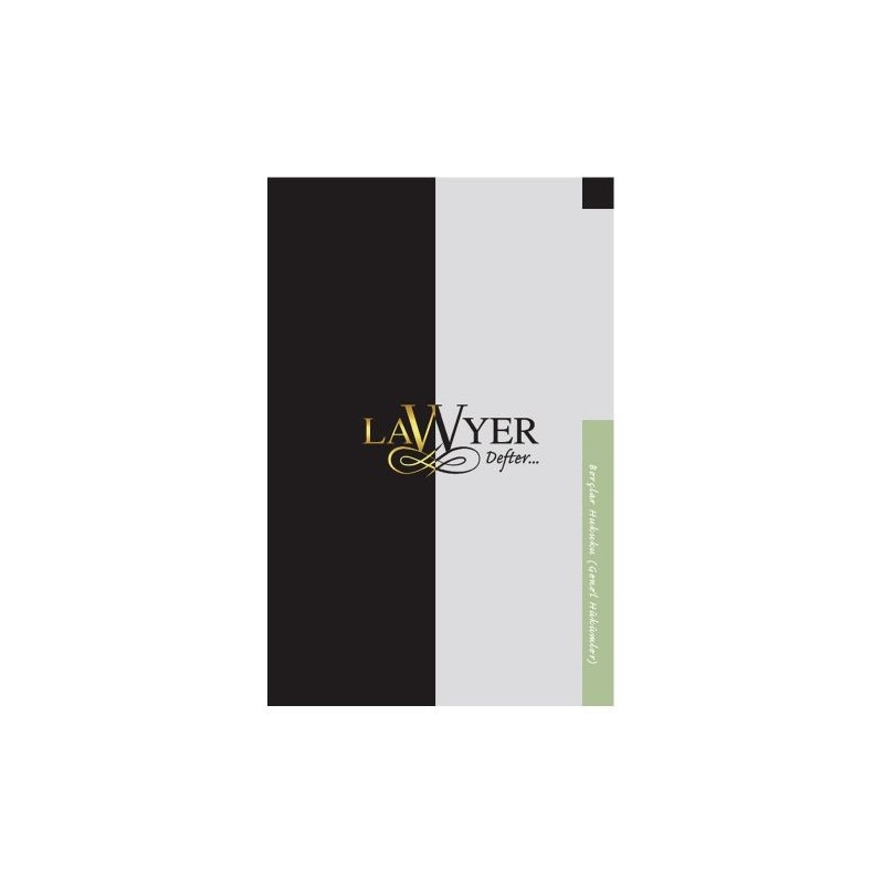 Lawyer Defter - Borçlar Hukuku (Genel Hükümler) Notlu Öğrenci Defteri