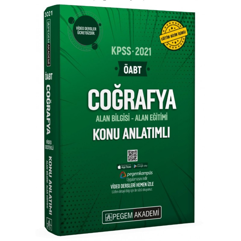 2021 Kpss Öabt Coğrafya Video Destekli Konu Anlatımlı