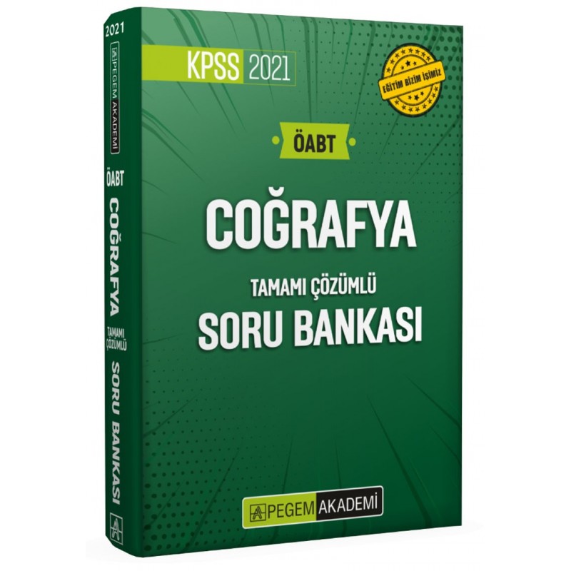 2021 Kpss Öabt Coğrafya Tamamı Çözümlü Soru Bankası