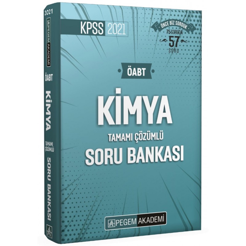 2021 Kpss Öabt Kimya Tamamı Çözümlü Soru Bankası