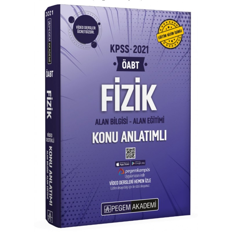 2021 Kpss Öabt Fizik Video Destekli Konu Anlatımlı