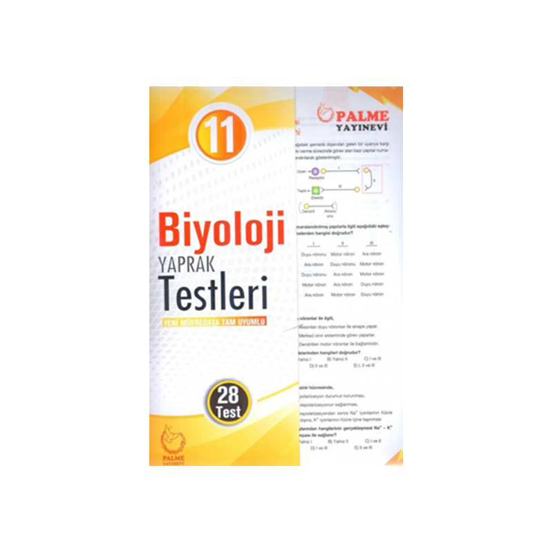 11.sinif Biyoloji Yaprak Test ( 28 Test )