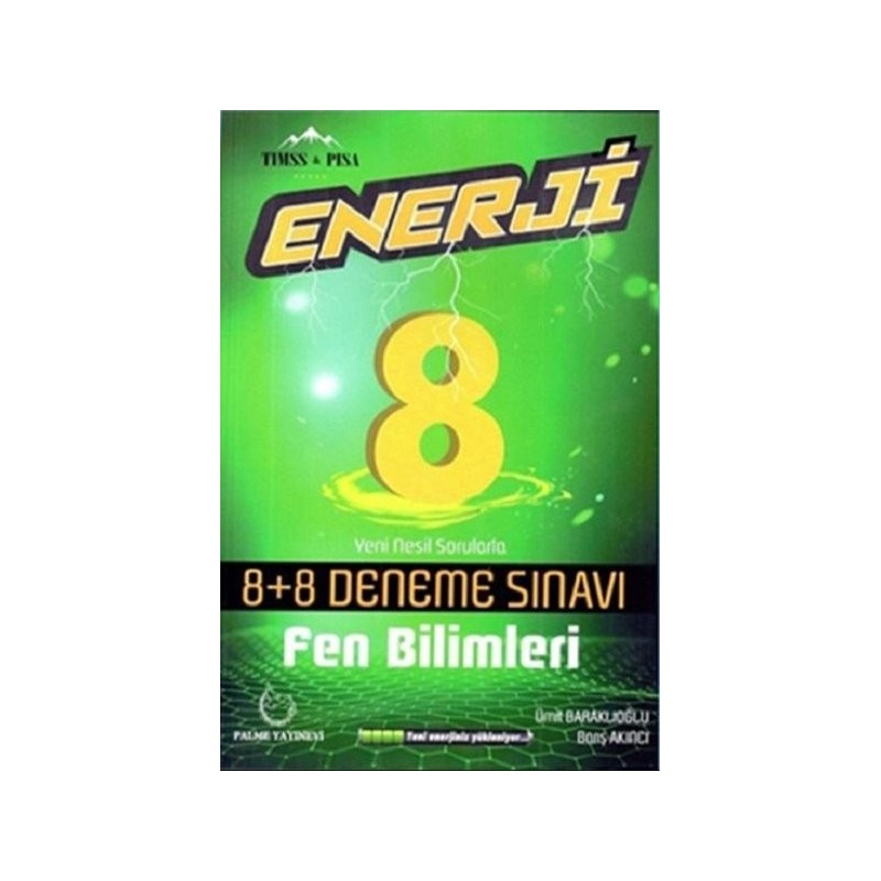 8.sınıf Enerji Fen Bilimleri 8+8 Deneme Sınavı