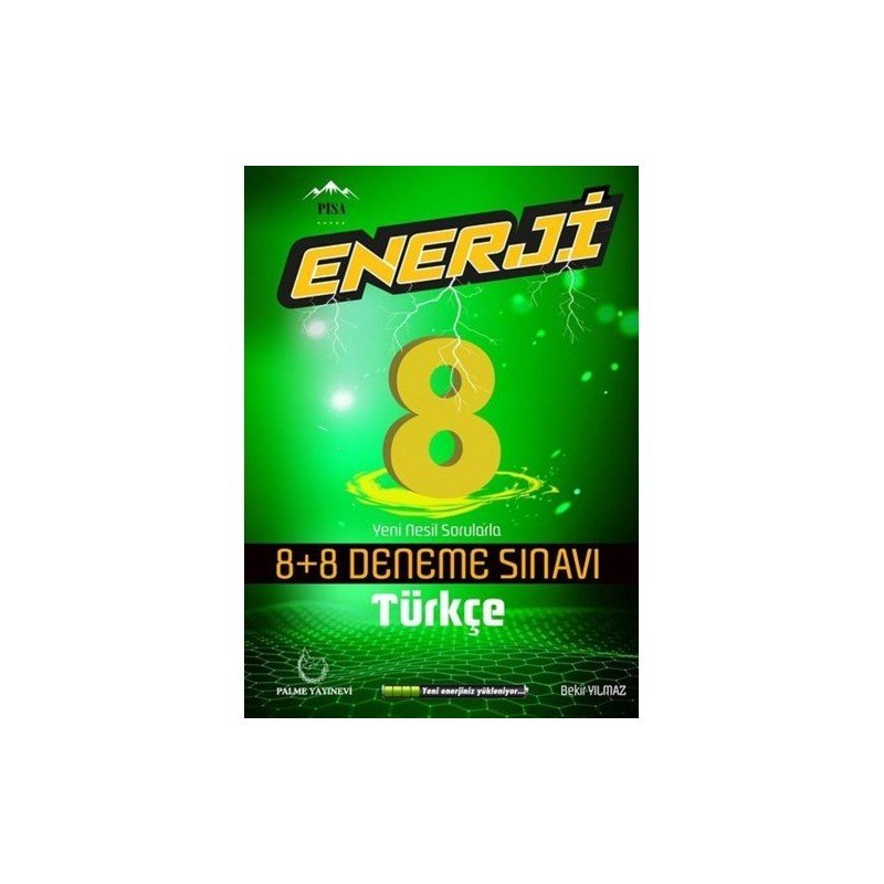 8.sınıf Enerji Türkçe 8+8 Deneme