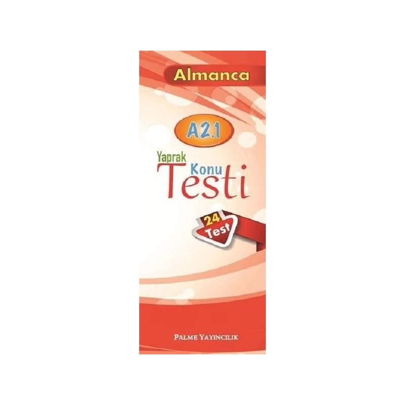 Almanca Konu Yaprak Test  A2.1