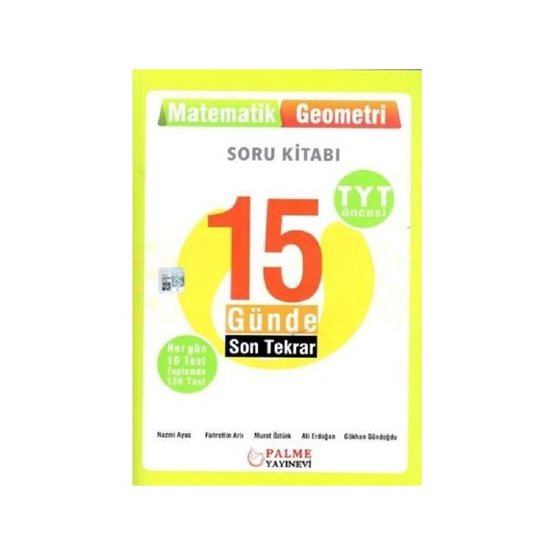 Yks Tyt 15 Günde Son Tekrar Matematik Ve Geometri Soru Kitabı