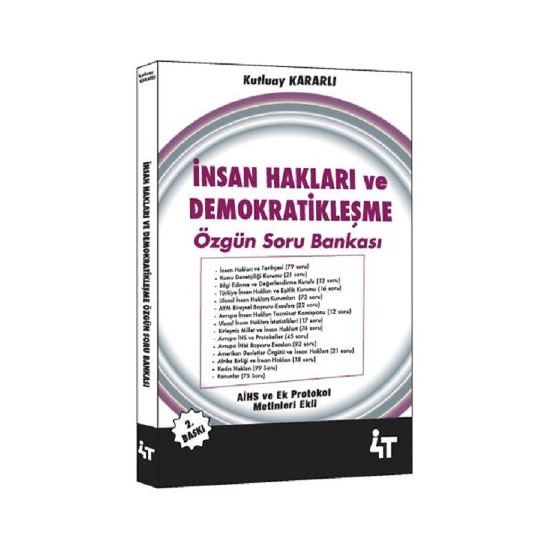 İnsan Hakları Ve Demokratikleşme Özgün Soru Bankası