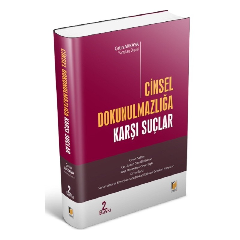 Cinsel Dokunulmazlığa Karşı Suçlar Cinsel Dokunulmazlığa Karşı Suçlar