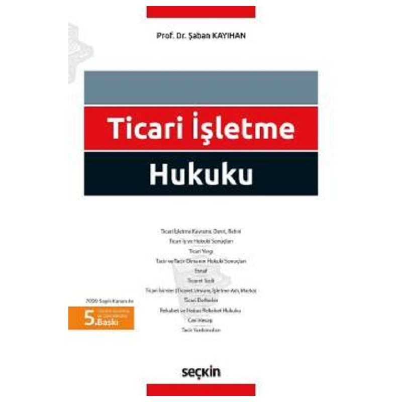 Ticari İşletme Hukuku