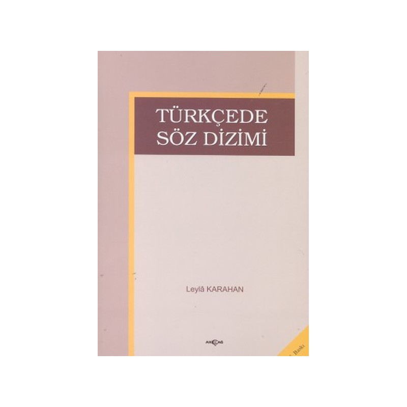 Türkçede Söz Dizimi