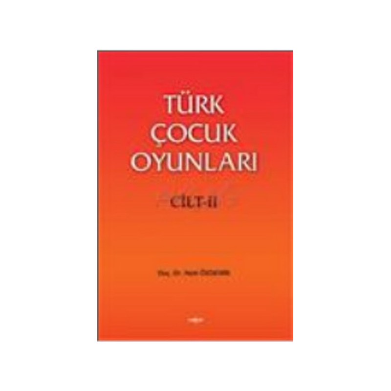 Türk Çocuk Oyunları 2 Cilt