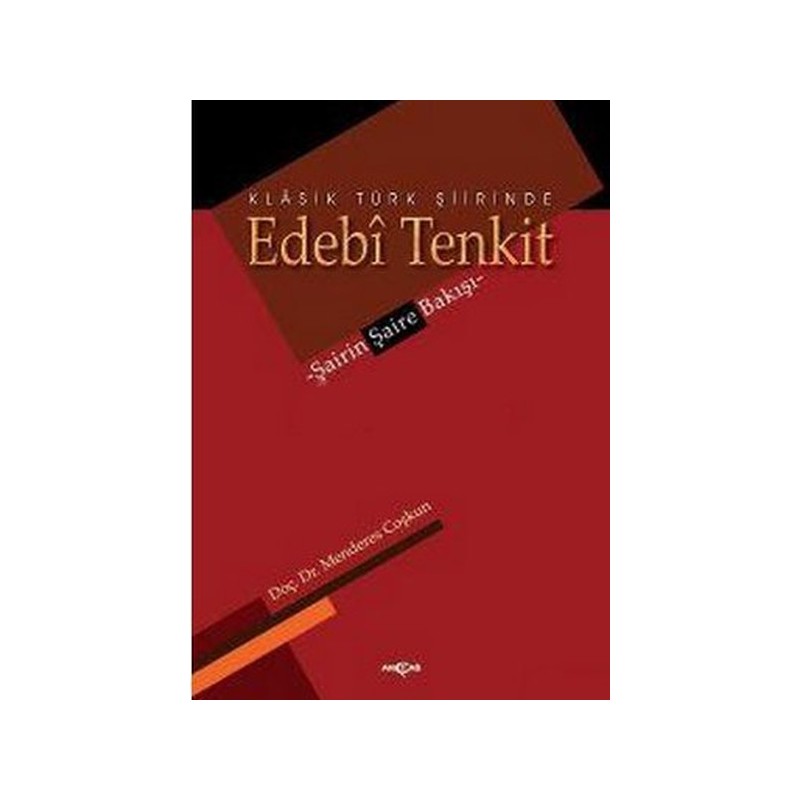 Klasik Türk Şiirinde Edebi Tenkit