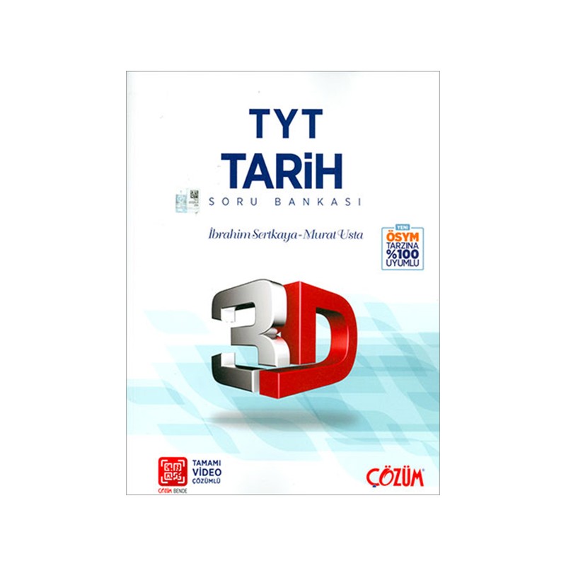 3D Tyt Tarih Tamamı Video Çözümlü Soru Bankası Yeni