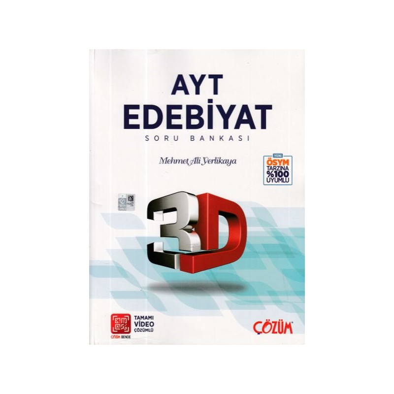 3D Ayt Edebiyat Soru Bankası Yeni