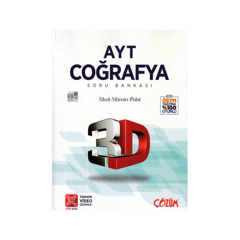 3D Ayt Coğrafya Soru Bankası Yeni