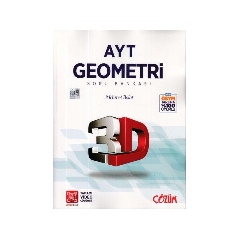 3D Ayt Geometri Soru Bankası Yeni