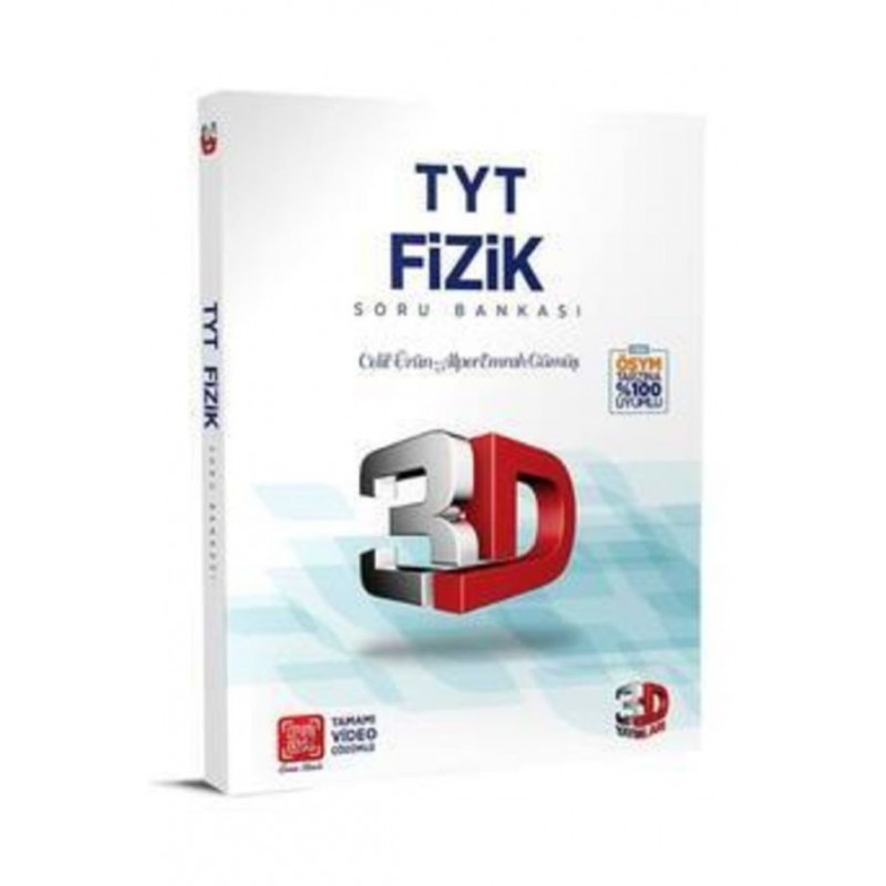 3D Tyt Fizik Tamamı Video Çözümlü Soru Bankası Yeni