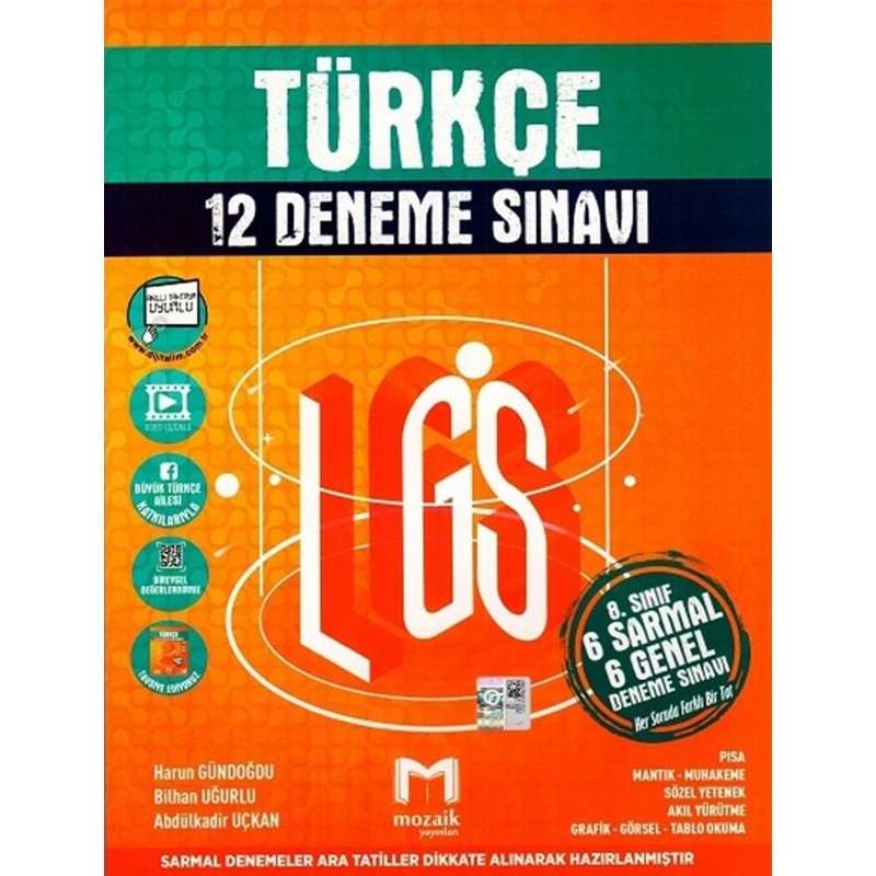 8. sınıf LGS Türkçe 12 li...