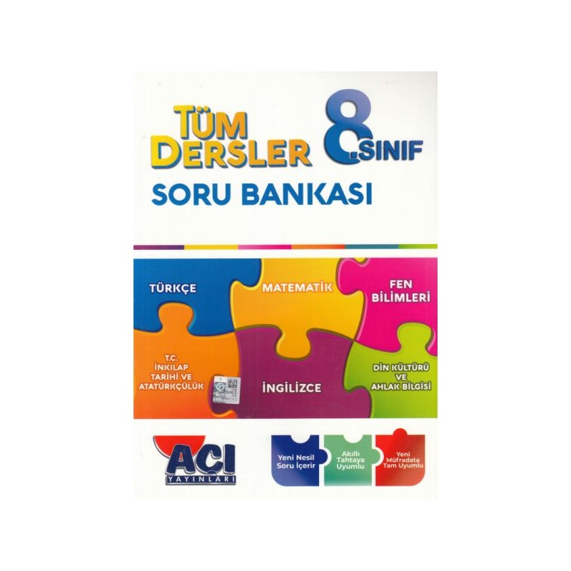 Açı Yayınları 8. Sınıf Tüm Dersler Soru Bankası