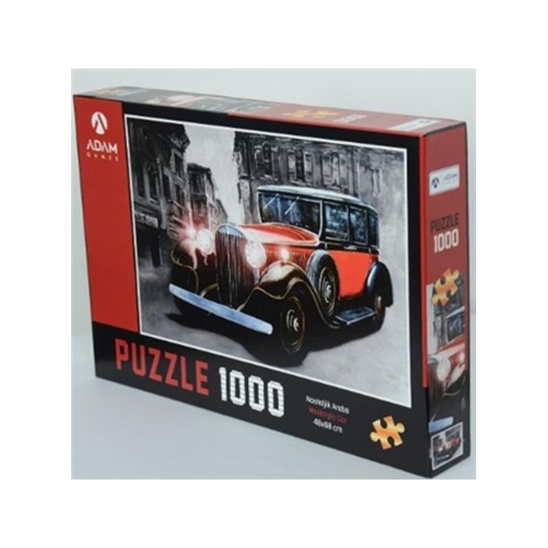 Nostaljik Araba 1000 Parça Puzzle