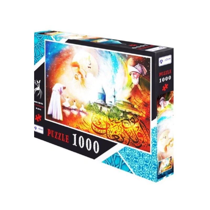 Mevlana Aşkın Yolu 1000 Parça Puzzle 48X68 Cm