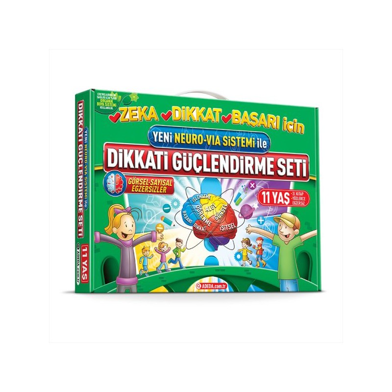Dikkati Güçlendirme Seti 5. Sınıf 11 Yaş Neuro Via