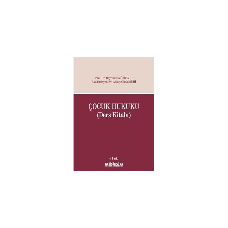 Çocuk Hukuku (Ders Kitabı)