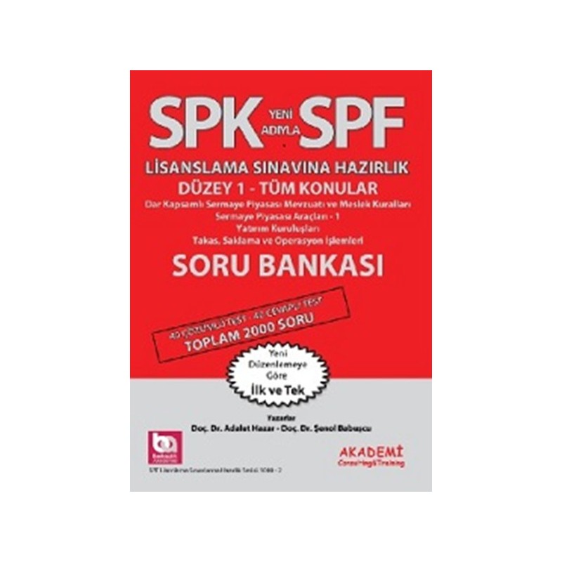 Spk Spf Tüm Konular Soru Bankası