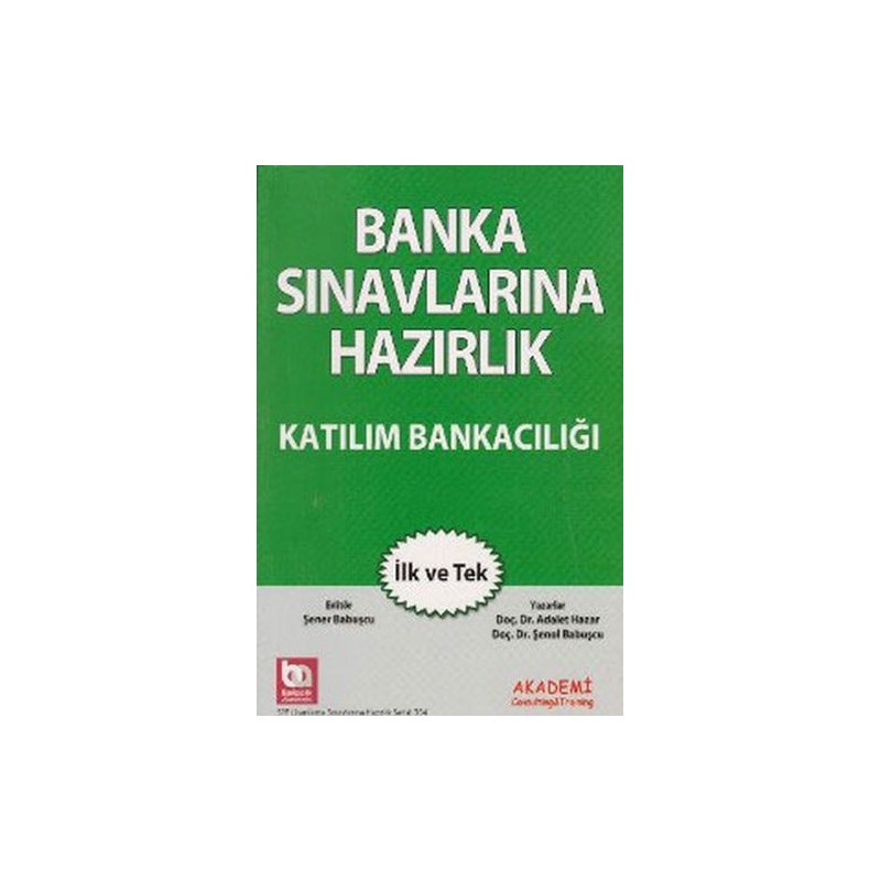 Banka Sınavlarına Hazırlık Katılım Bankacılığı