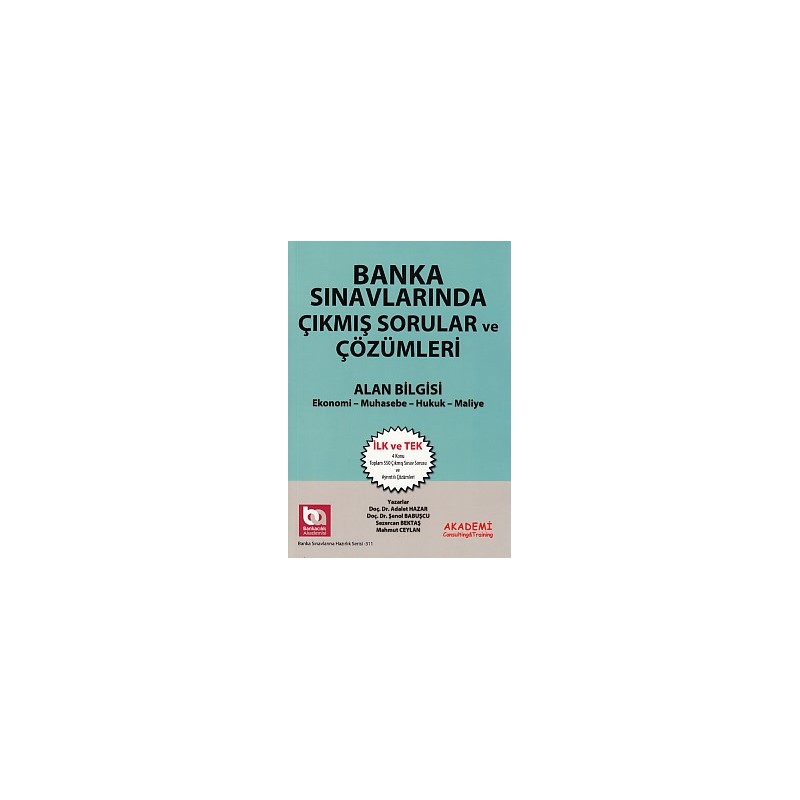 Banka Sınavlarında Çıkmış Sorular Ve Çözümleri Alan Bilgisi
