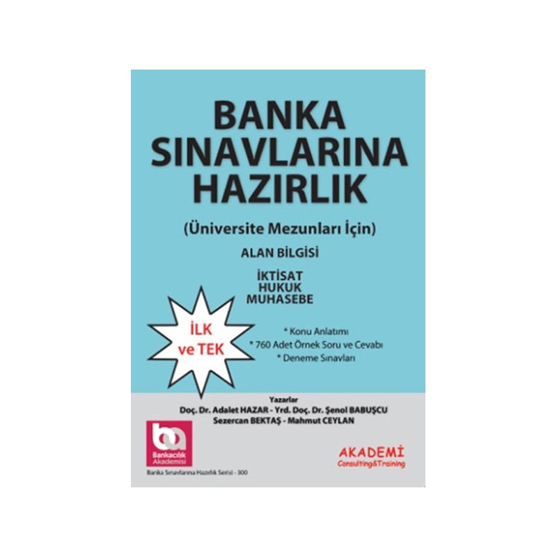 Bankacılık Sınavlarına Hazırlık 2 Alan Bilgisi